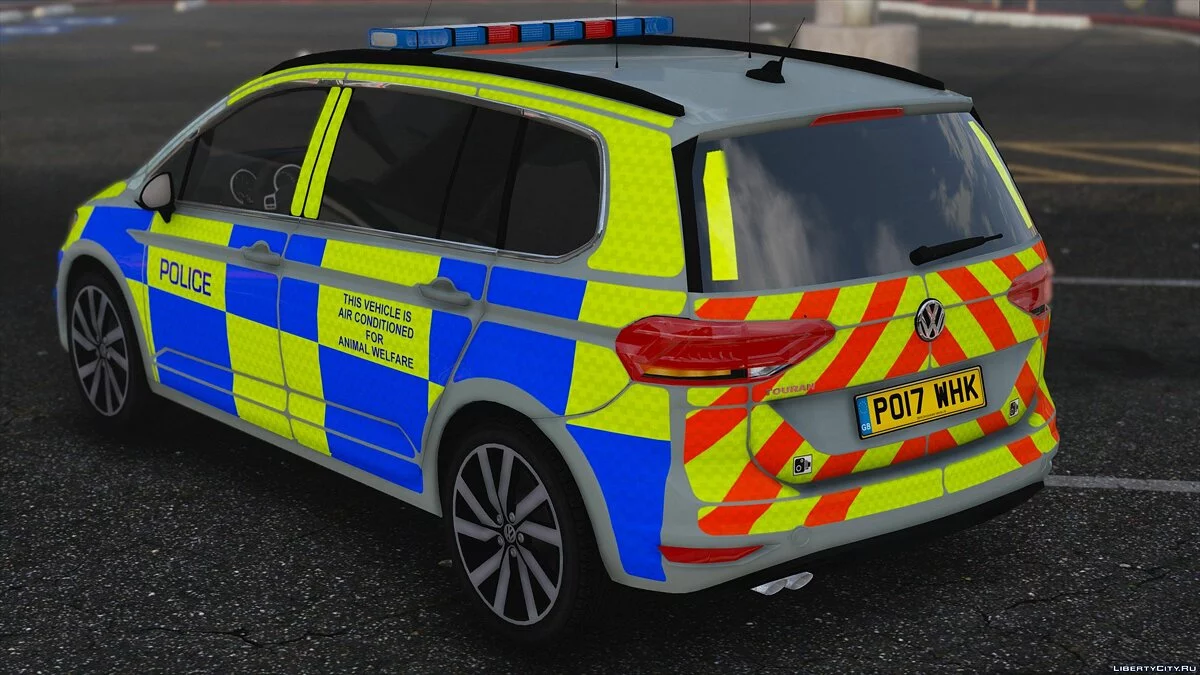 British Police Touran [Replace | ELS] V1 / GTA 5