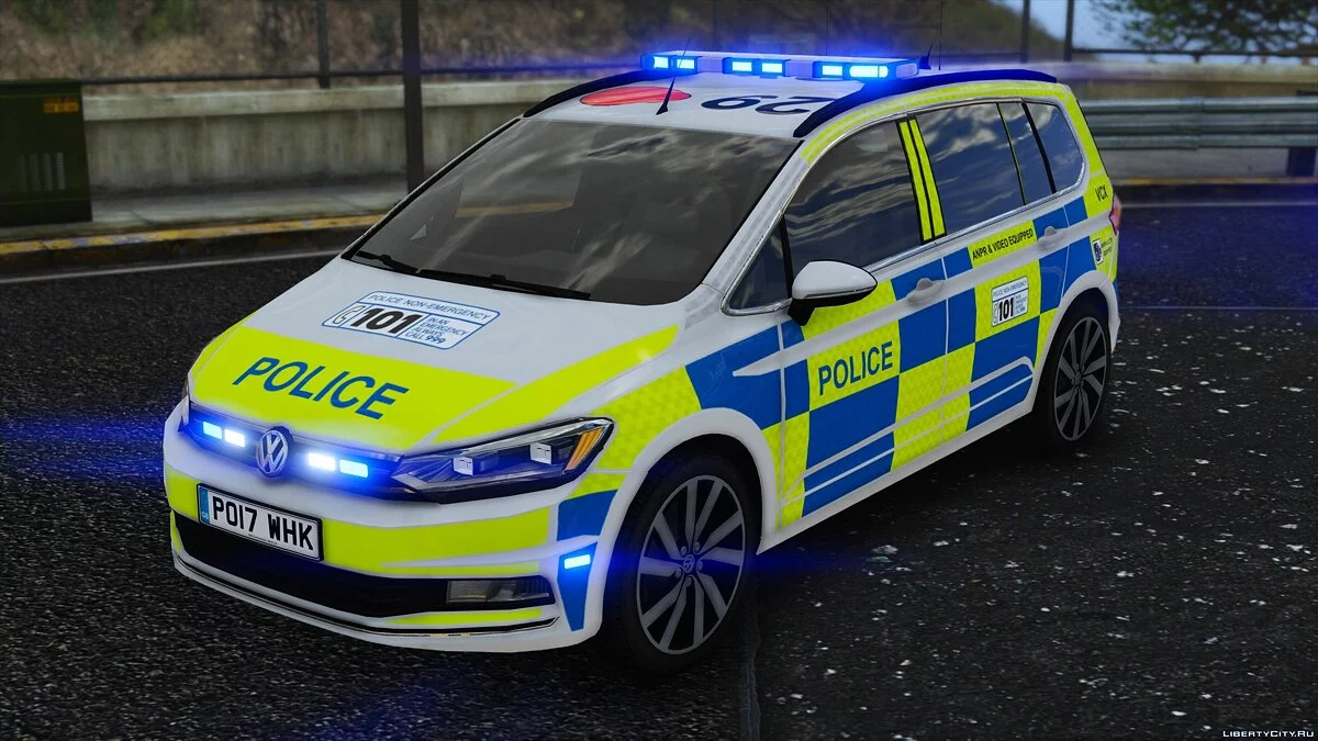 British Police Touran [Replace | ELS] V1 / GTA 5