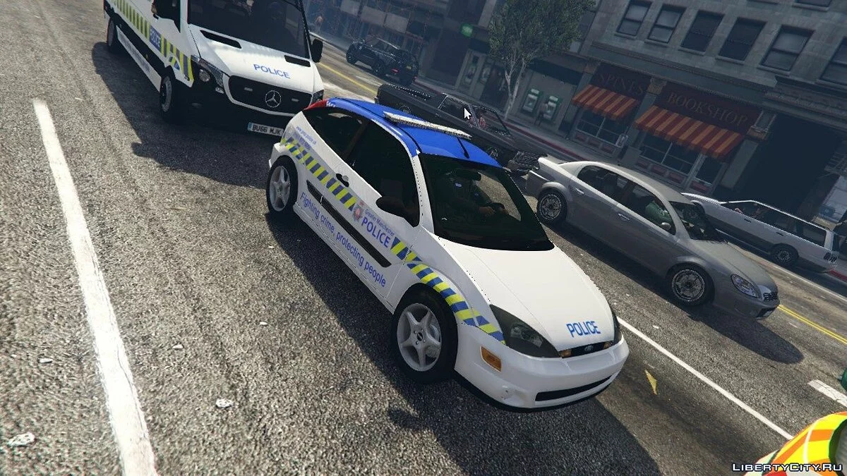 Greater Manchester Police 2005 Ford Focus IRV (Mk1) ELS 1.1 / GTA 5