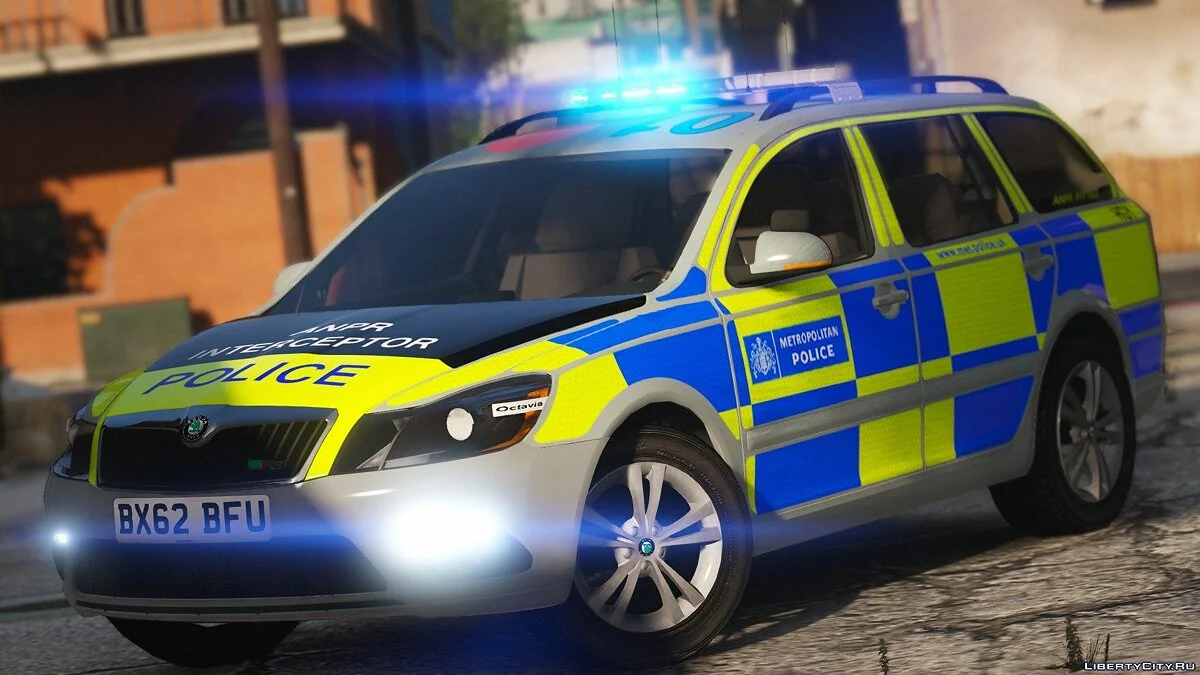 Metropolitan Police Skoda Octavia VRS Area Car - ELS / GTA 5