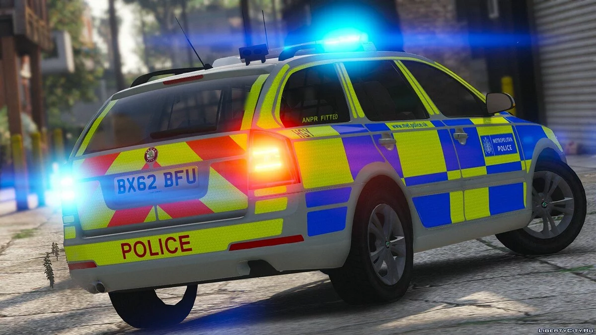 Metropolitan Police Skoda Octavia VRS Area Car - ELS / GTA 5