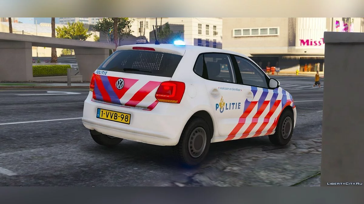 2011 Volkswagen Polo Politie [Locked / ELS / 2 versies] 1.0 / GTA 5
