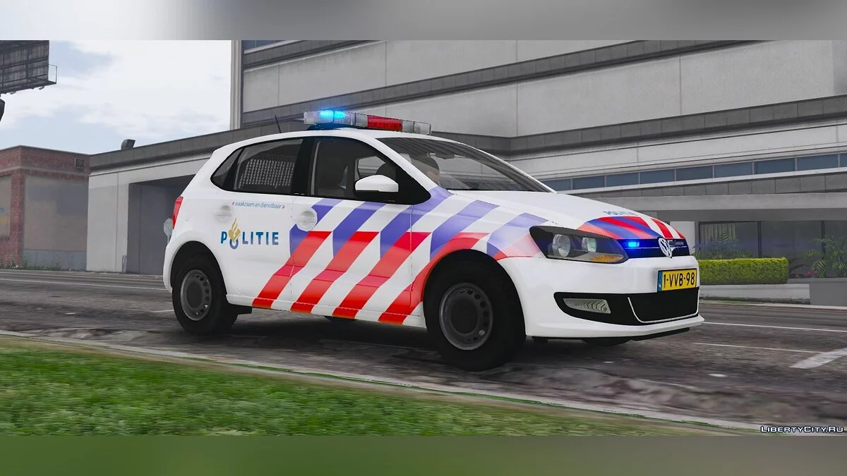 2011 Volkswagen Polo Politie [Locked / ELS / 2 versies] 1.0 / GTA 5