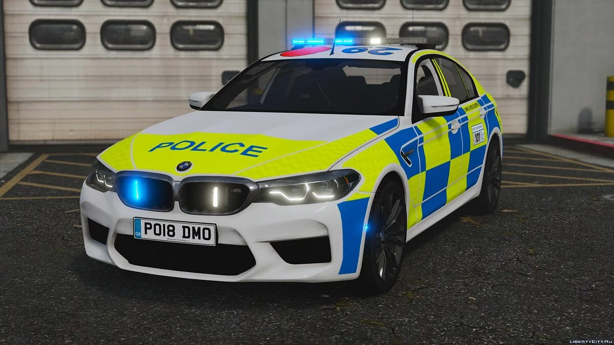 2018 Police BMW M5 F90 [Replace | ELS] V1.1 / GTA 5
