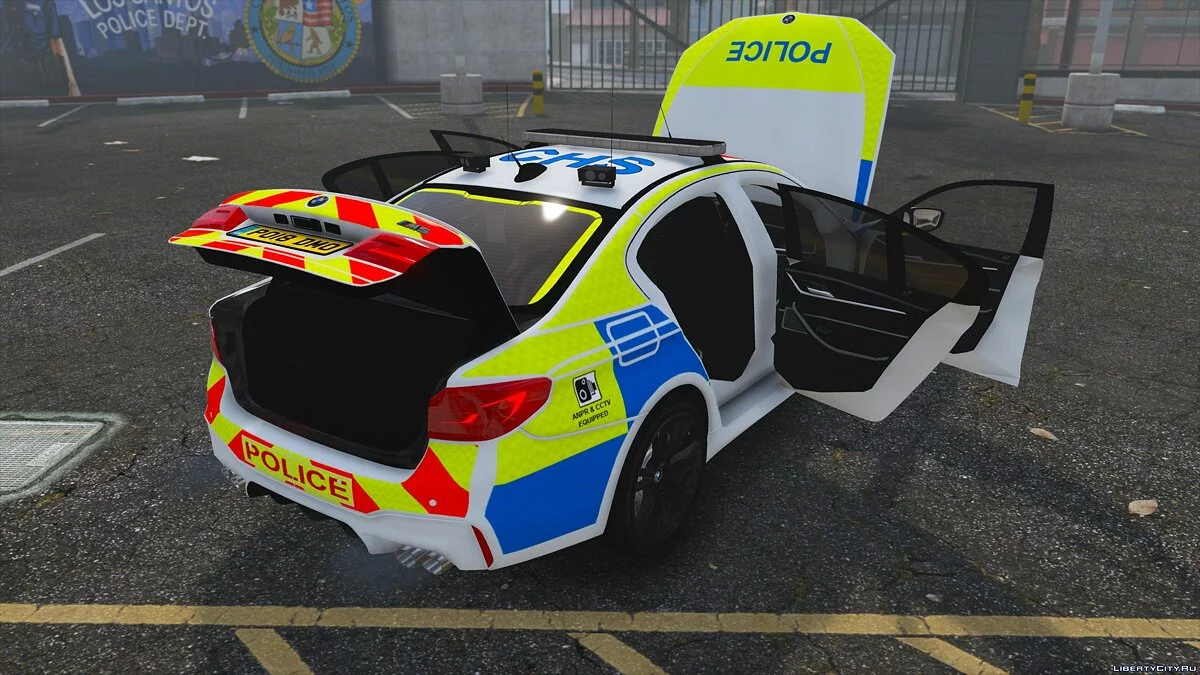 2018 Police BMW M5 F90 [Replace | ELS] V1.1 / GTA 5