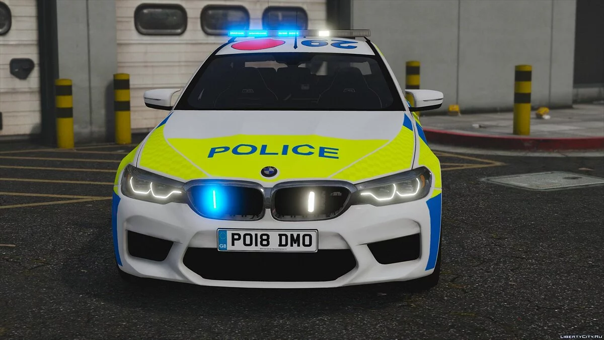 2018 Police BMW M5 F90 [Replace | ELS] V1.1 / GTA 5