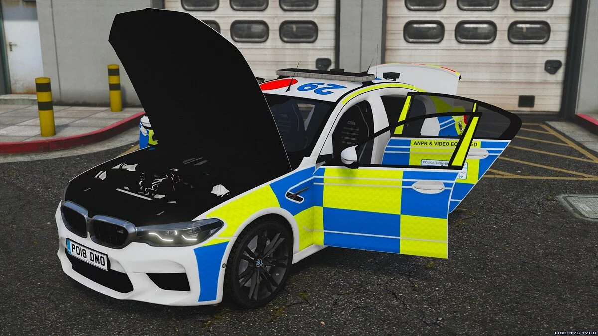 2018 Police BMW M5 F90 [Replace | ELS] V1.1 / GTA 5