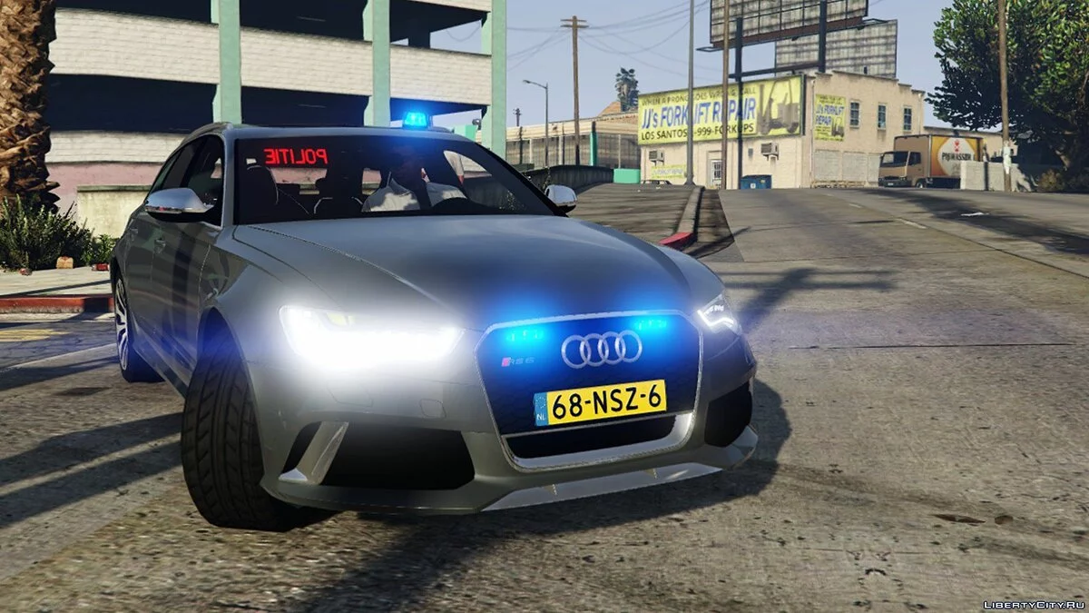 Audi RS6 Unmarked Police [ELS] 1.1 / GTA 5