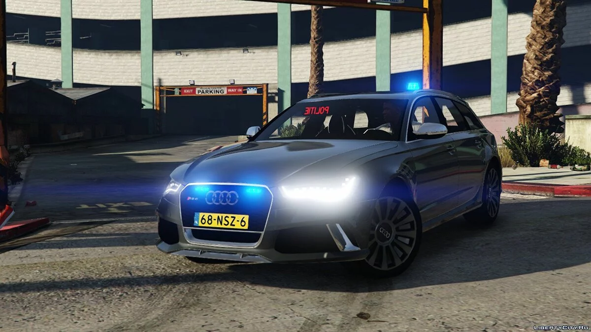 Audi RS6 Unmarked Police [ELS] 1.1 / GTA 5