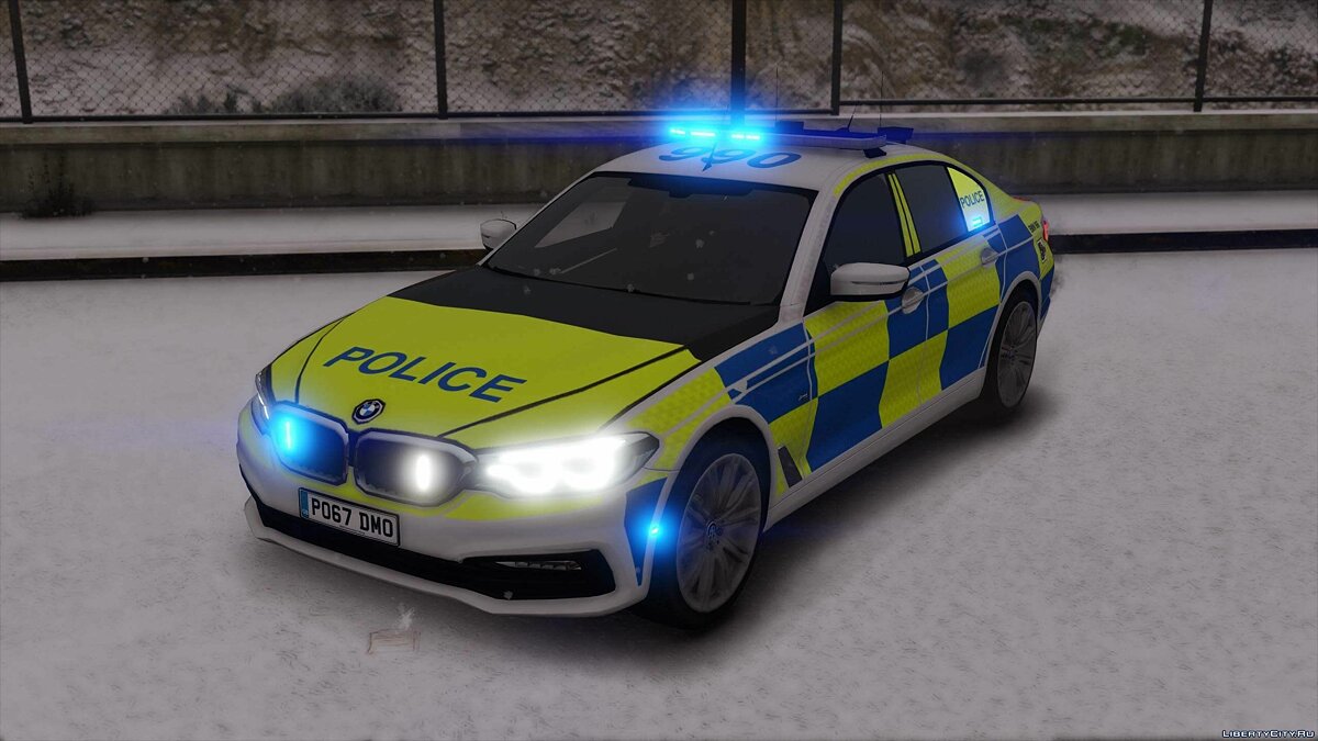 Скачать British Police BMW G30 [ELS] 1.0 для GTA 5