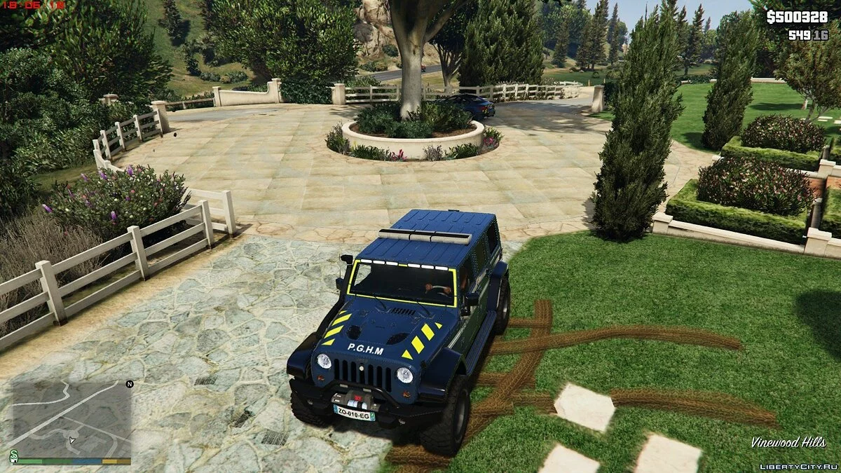 Jeep wrangler 2014 french gendarmerie P.G.H.M [noELS/ELS] 1.0 / GTA 5