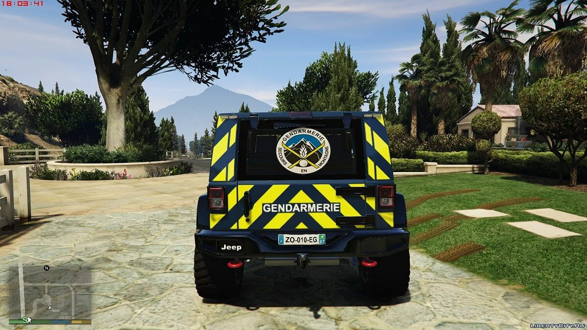 Jeep wrangler 2014 french gendarmerie P.G.H.M [noELS/ELS] 1.0 / GTA 5