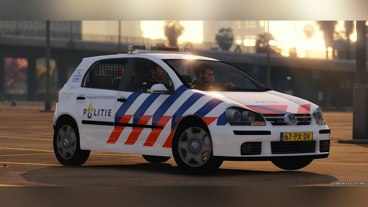Volkswagen Golf V politie / GTA 5