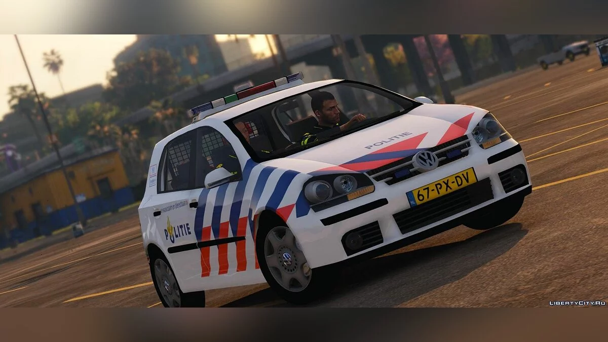 Volkswagen Golf V politie / GTA 5