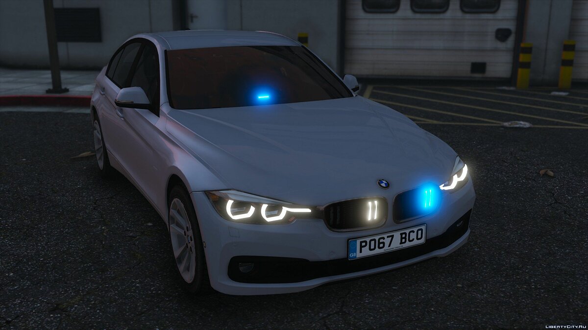 Скачать 2017 Police BMW 330D Saloon Pack [Replace | ELS] V1 для GTA 5