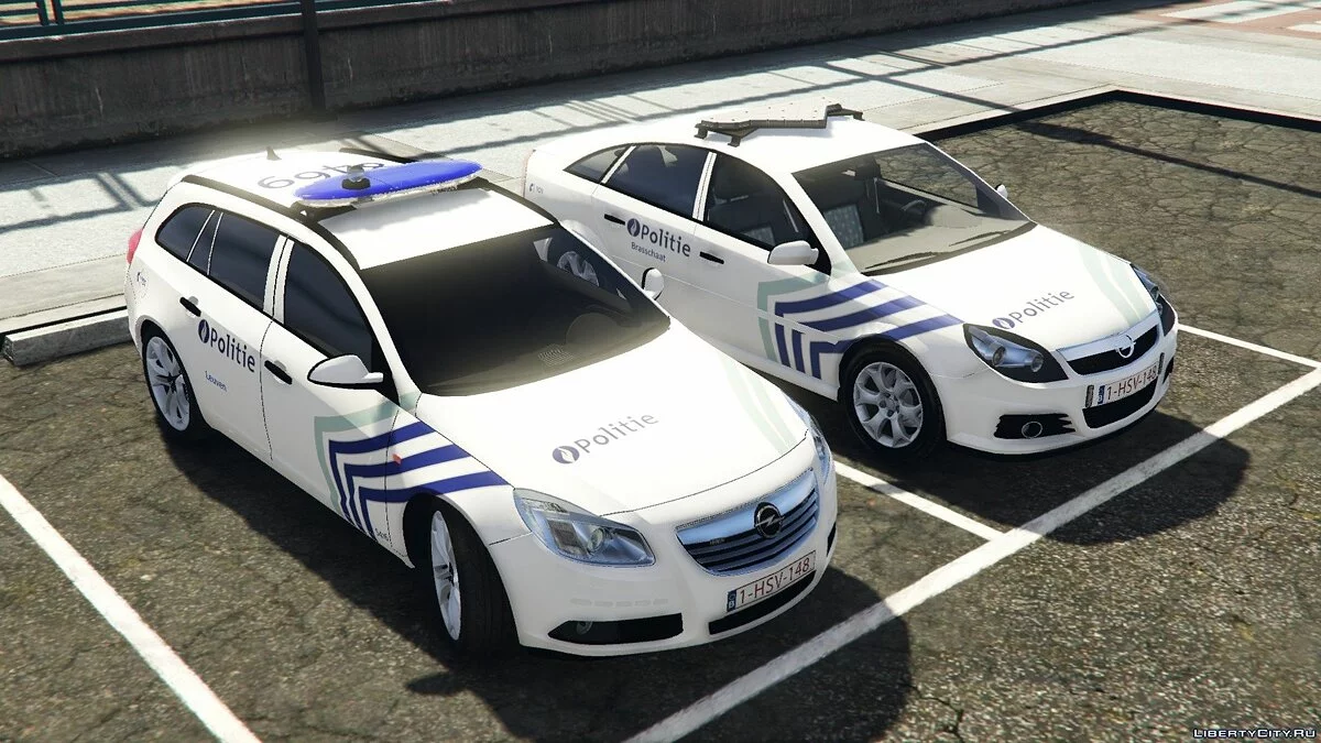 Belgische politie Opel Insignia + Vectra / GTA 5