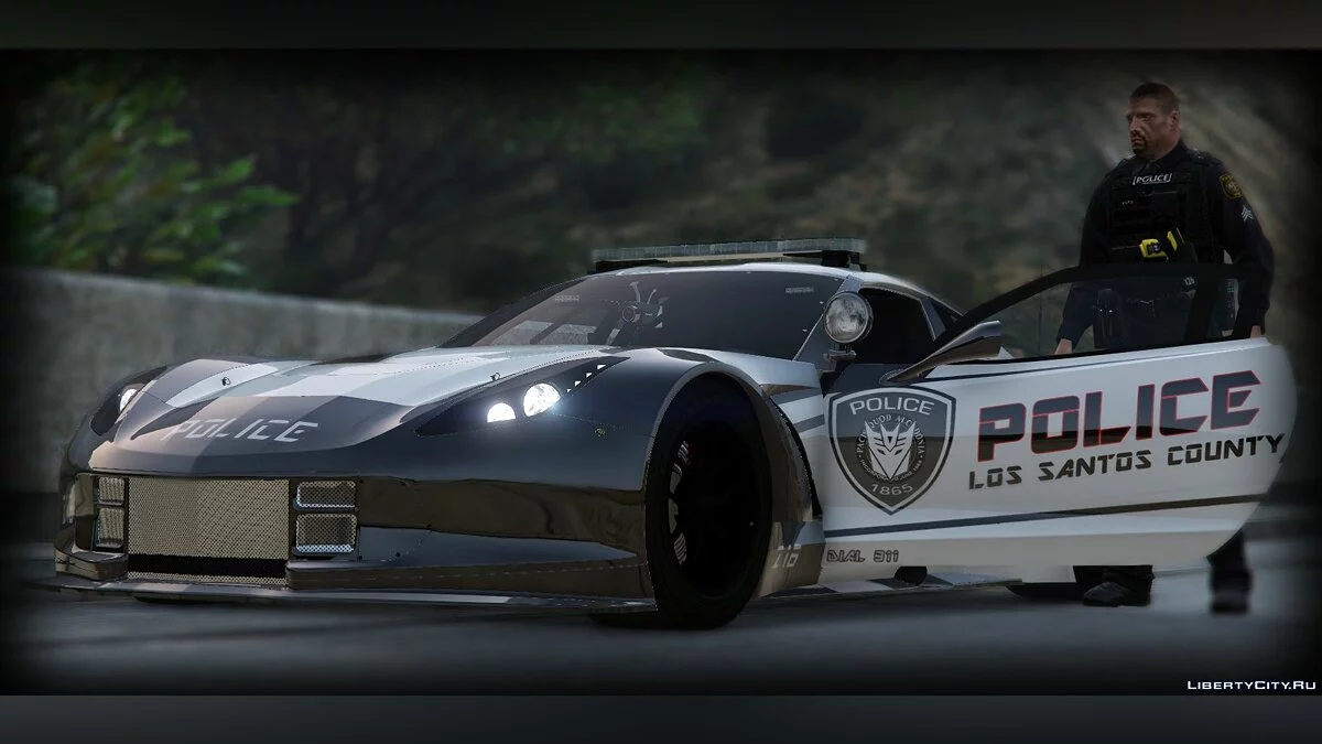 Chevrolet Corvette C7R Pursuit Edition (Replace/Add-On) / GTA 5