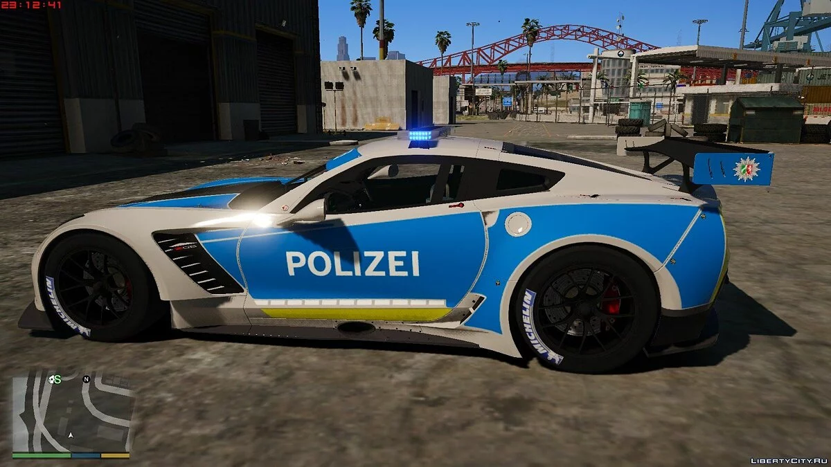 Chevrolet corvette CR7 German polizei [noELS/ELS] 1.0 / GTA 5