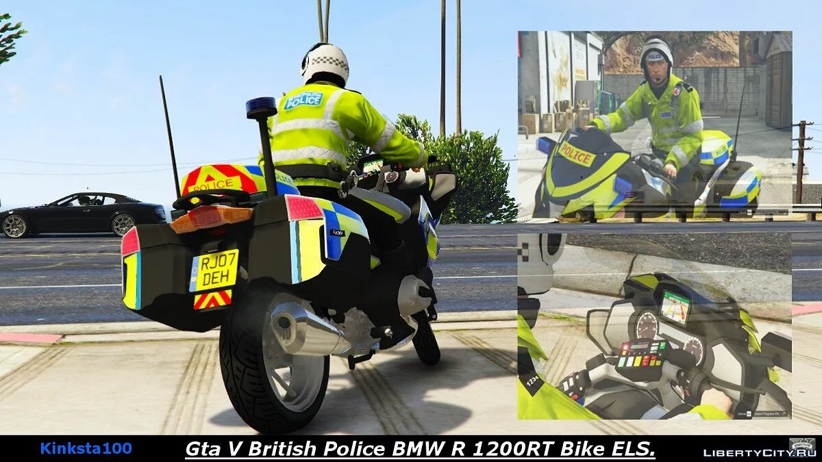 British Police BMW R 1200RT Bike ELS 1.0 / GTA 5