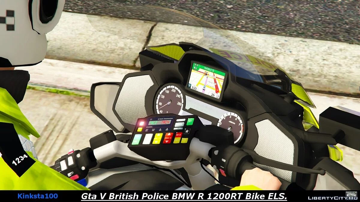 British Police BMW R 1200RT Bike ELS 1.0 / GTA 5