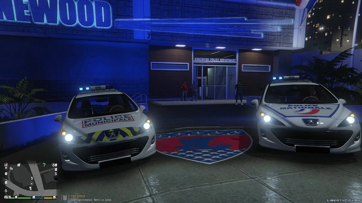 Pack Peugeot 308 POLICE NON ELS (Rotatif et LED) / GTA 5