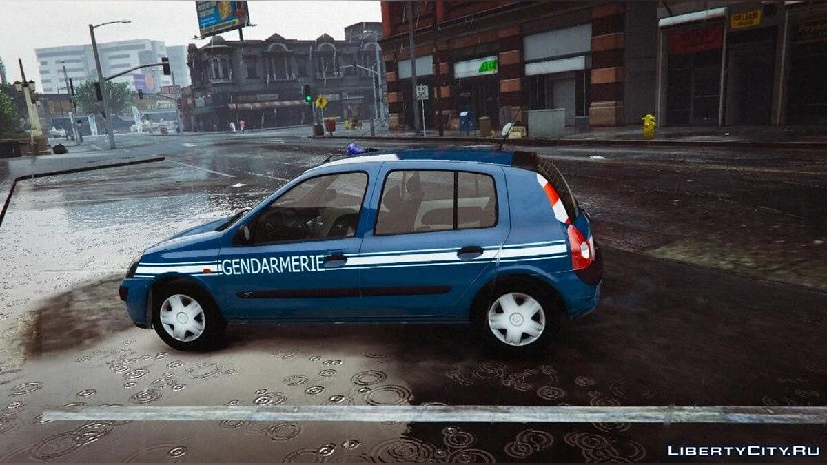 Renault Clio II.2 Gendarmerie Nationale [Add-On | Template | Replace] 1.0 / GTA 5