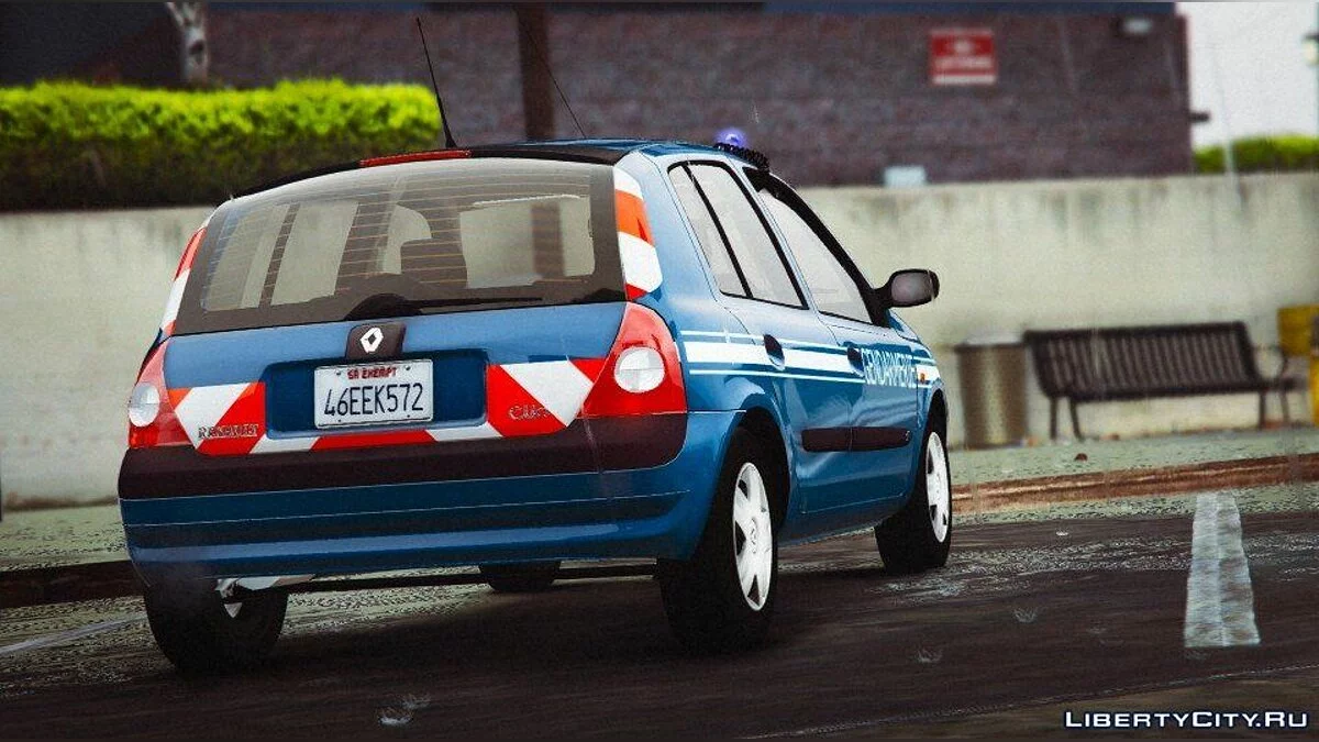 Renault Clio II.2 Gendarmerie Nationale [Add-On | Template | Replace] 1.0 / GTA 5