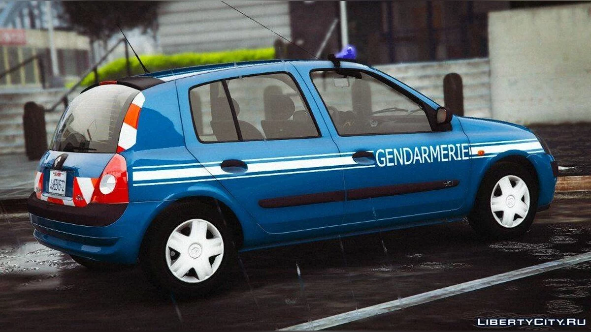 Renault Clio II.2 Gendarmerie Nationale [Add-On | Template | Replace] 1.0 / GTA 5