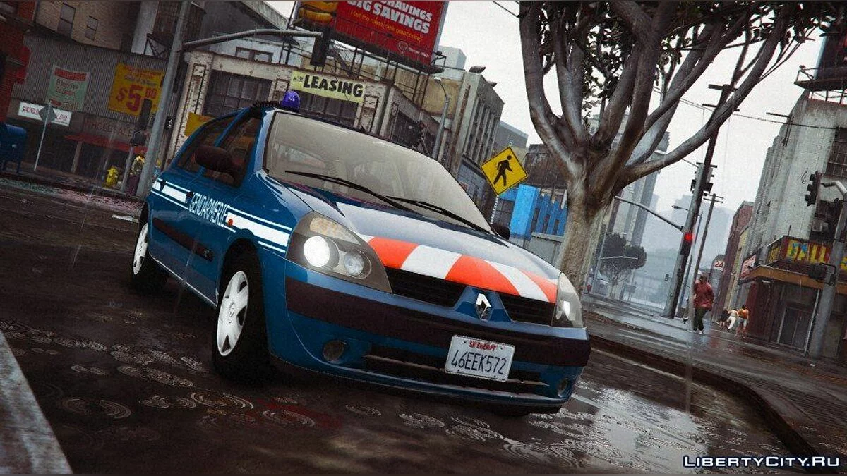 Renault Clio II.2 Gendarmerie Nationale [Add-On | Template | Replace] 1.0 / GTA 5