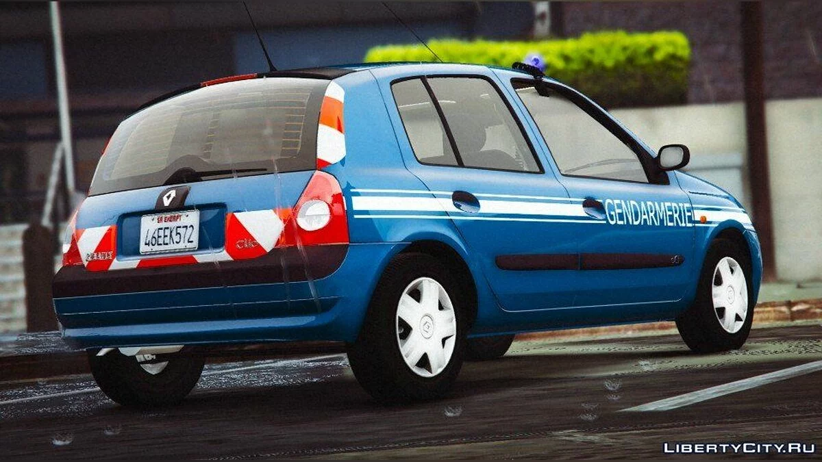 Renault Clio II.2 Gendarmerie Nationale [Add-On | Template | Replace] 1.0 / GTA 5