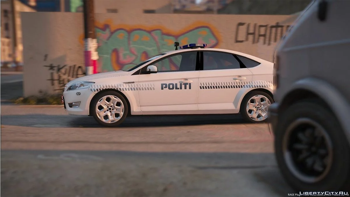 2009 Ford Mondeo Sedan - Danish Police - ELS/REPLACE 1.0 / GTA 5