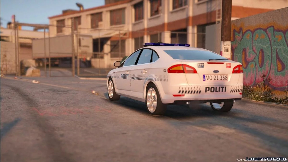 2009 Ford Mondeo Sedan - Danish Police - ELS/REPLACE 1.0 / GTA 5