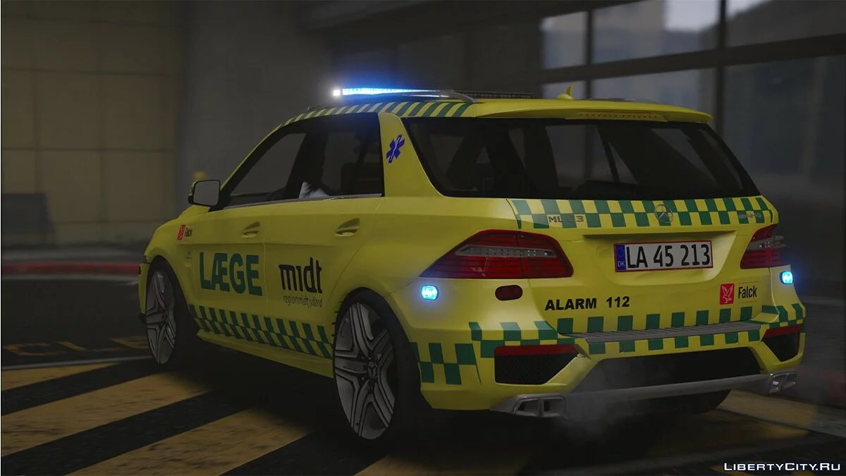 2012 Mercedes Benz ML63 - Danish Medic - (ELS/REPLACE) - REUPLOAD 1.0 / GTA 5