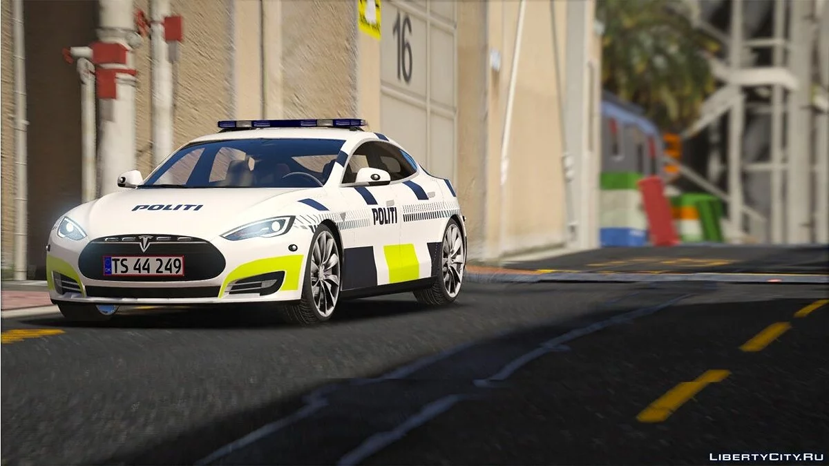2014 Tesla Model S - Danish Police Ficional - (Marked/Unmarked) - ELS 1.0 / GTA 5
