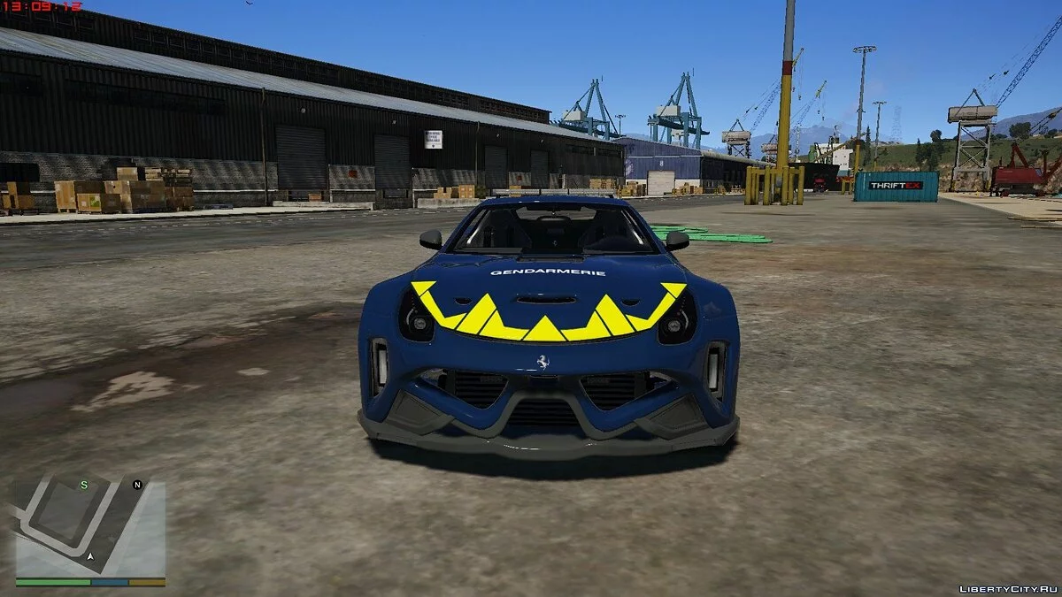 Ferrari F12 French gendarmerie [noELS/ELS] 1.0 / GTA 5