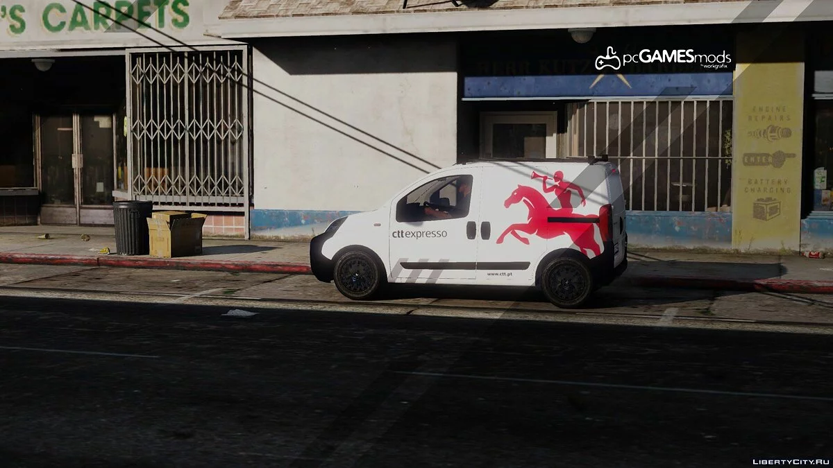 Portuguese Van Post Office - CTT & CityPOST - Peugeot Bipper [Replaced/Livery] 1.0 / GTA 5