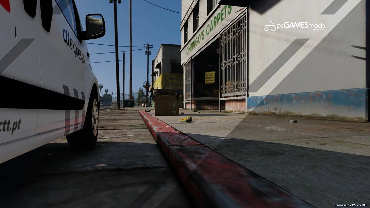 Portuguese Van Post Office - CTT & CityPOST - Peugeot Bipper [Replaced/Livery] 1.0 / GTA 5