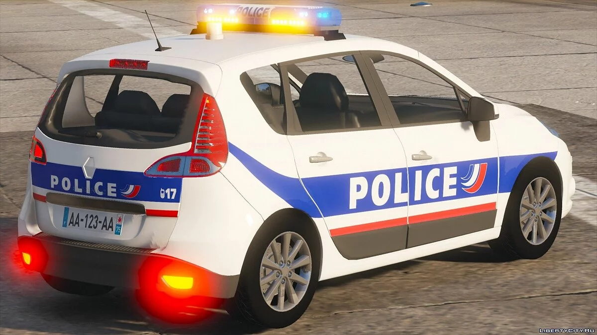 Renault Scénic III Police Nationale [ELS] / GTA 5