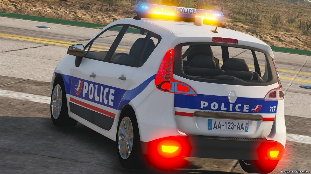 Renault Scénic III Police Nationale [ELS] / GTA 5