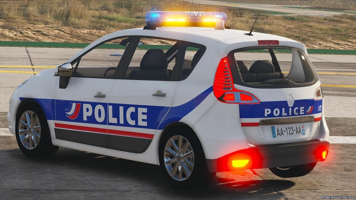 Renault Scénic III Police Nationale [ELS] / GTA 5