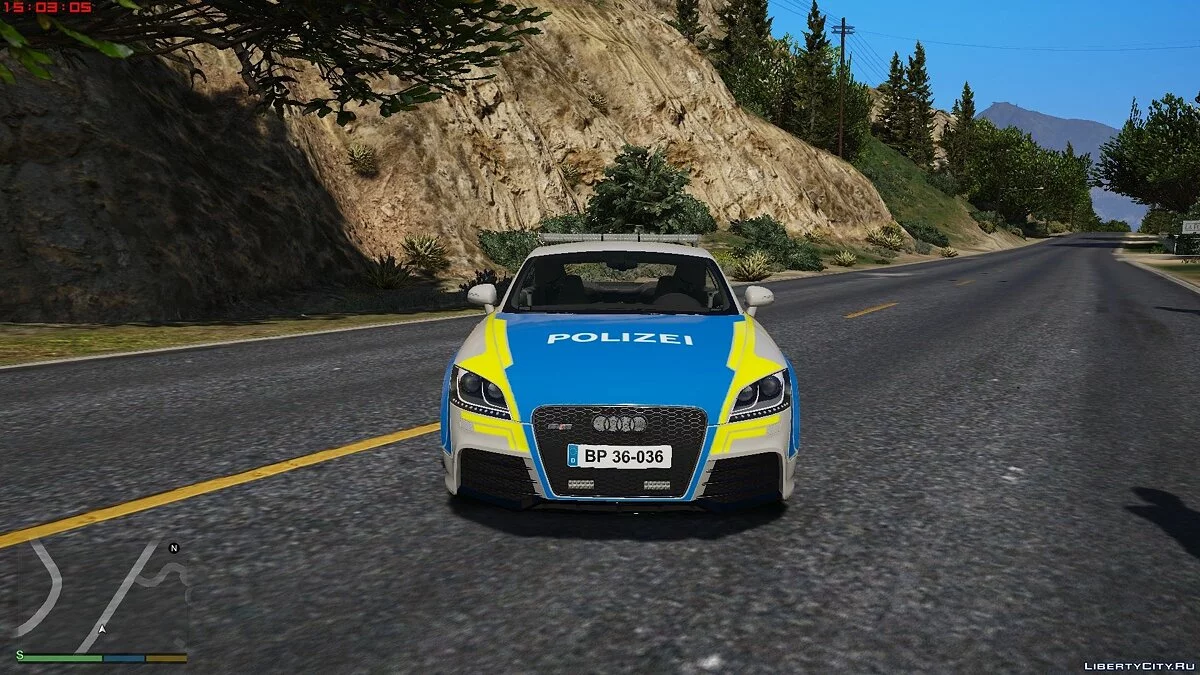 Audi TT RS German police [noELS/ESL] 1.0 / GTA 5