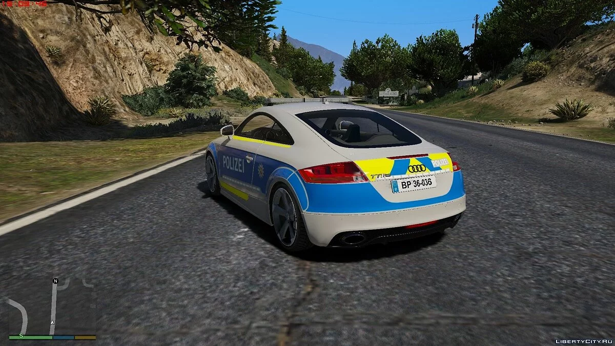 Audi TT RS German police [noELS/ESL] 1.0 / GTA 5