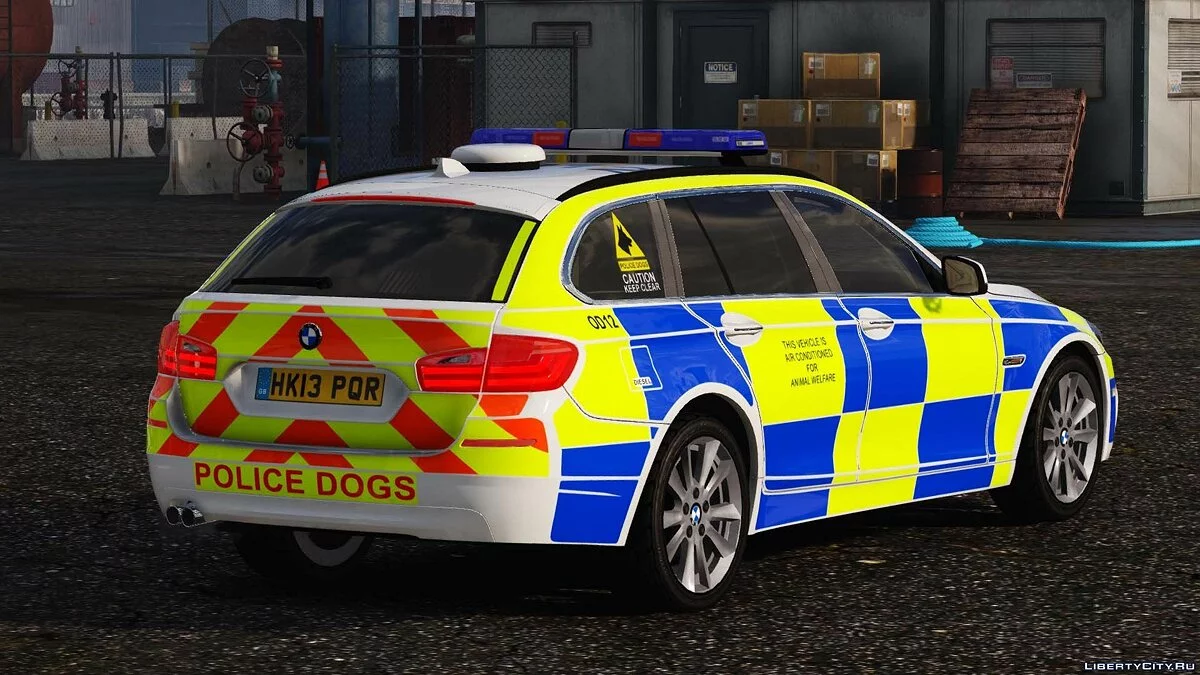 BMW 530D F11 Police Dog Unit Pack 1.0 / GTA 5