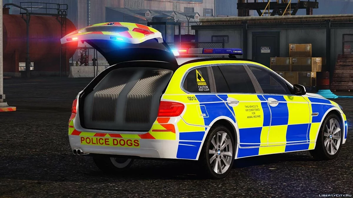 BMW 530D F11 Police Dog Unit Pack 1.0 / GTA 5
