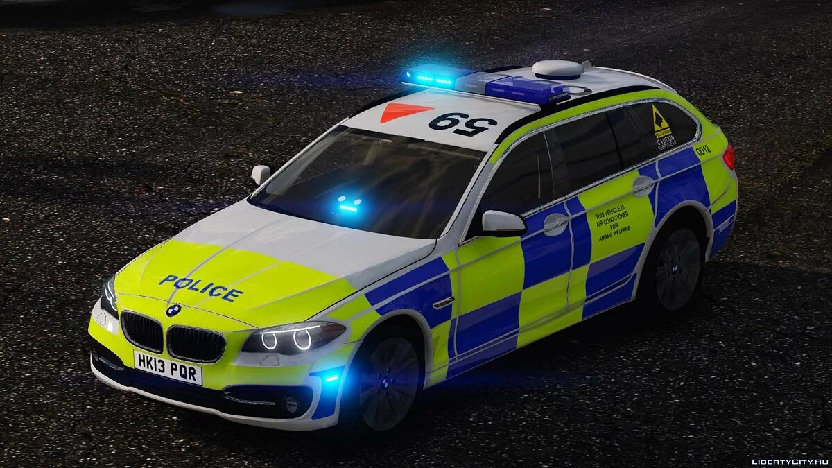 BMW 530D F11 Police Dog Unit Pack 1.0 / GTA 5
