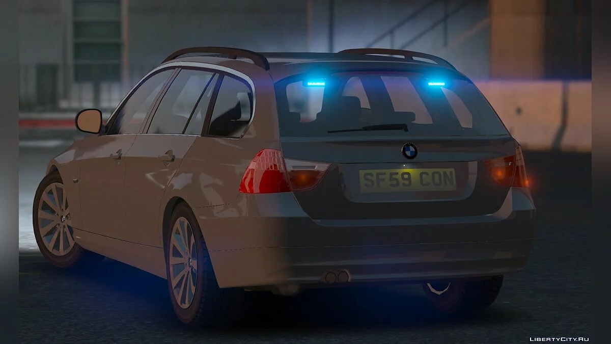 BMW E91 Unmarked 1.0 / GTA 5