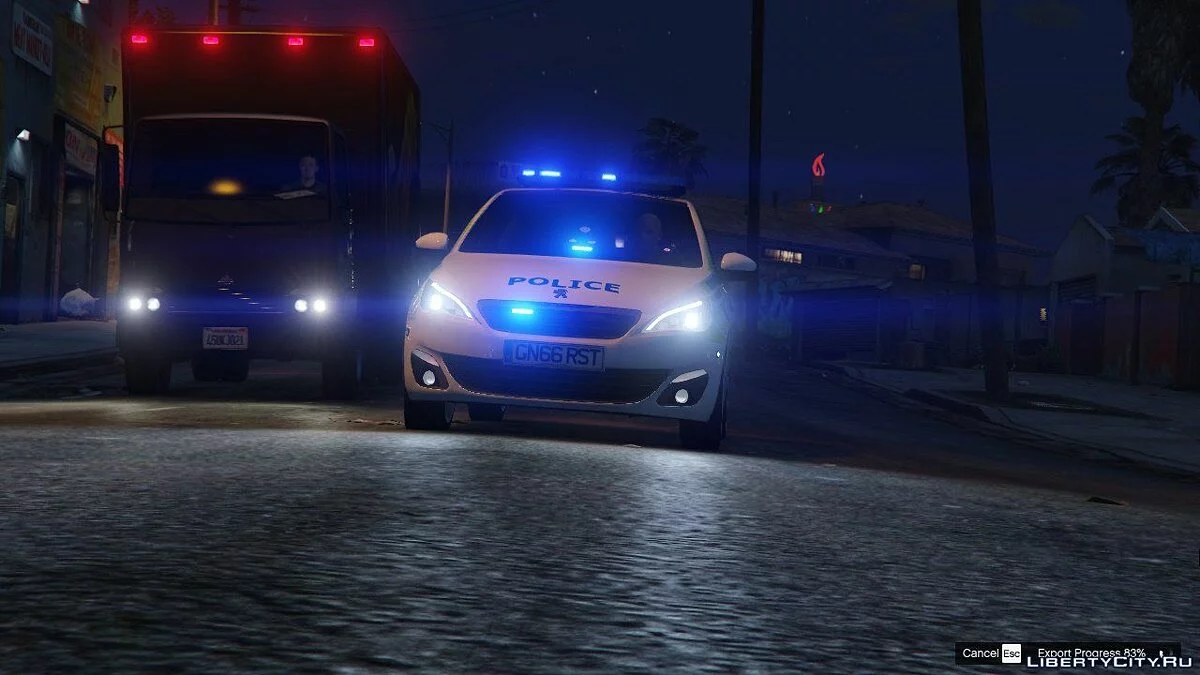 British Police 2017 Peugeot 308 GMP 2.00 / GTA 5