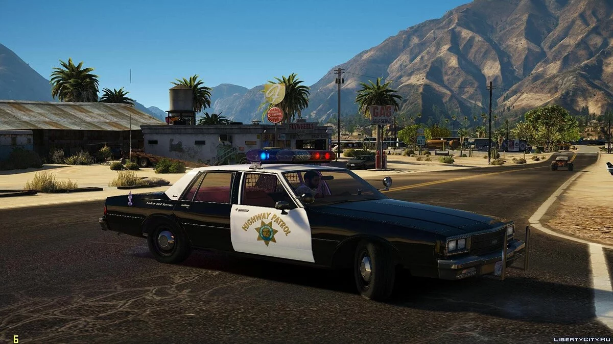 [ELS] 1982 Chevrolet Impala F41 - California Highway Patrol 1.0 / GTA 5