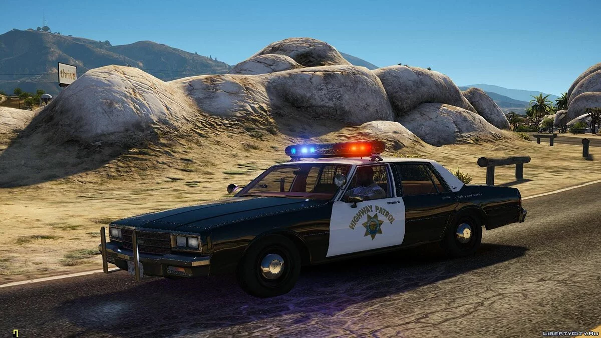 [ELS] 1982 Chevrolet Impala F41 - California Highway Patrol 1.0 / GTA 5