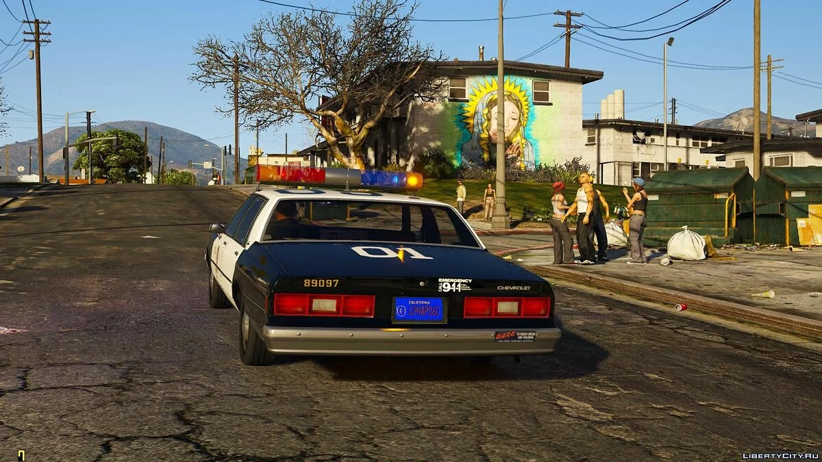 [ELS] 1985 Chevrolet Impala 9C1 - Los Angeles Police Department 1.0 / GTA 5